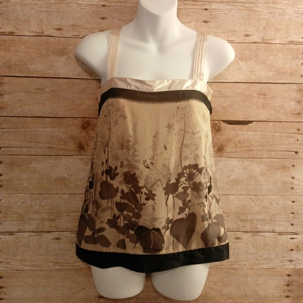 NAF NAF Lined Silk Tank - NWT